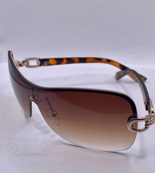 New- Belevardo Women’s B4’s  Calientes -Gold Tea Eyewear